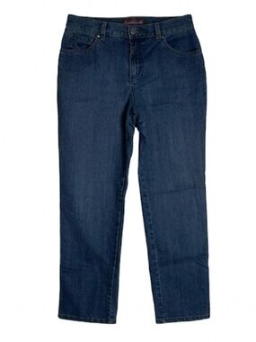 GLORIA VANDERBILT Amanda Ankle Jeans, Women’s Size 6 Short, Blue